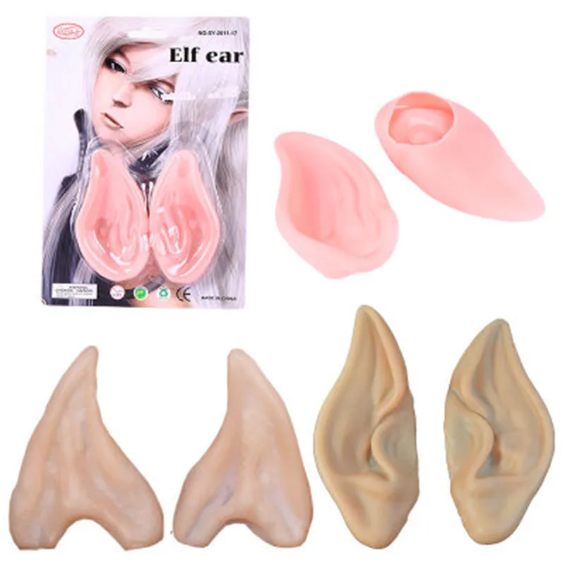 

Best sell 3 set Adult Child 1 Pair Halloween Party Elven Elf Ears Anime Fairy Cospaly Costumes Vampire Latex Halloween Costumes