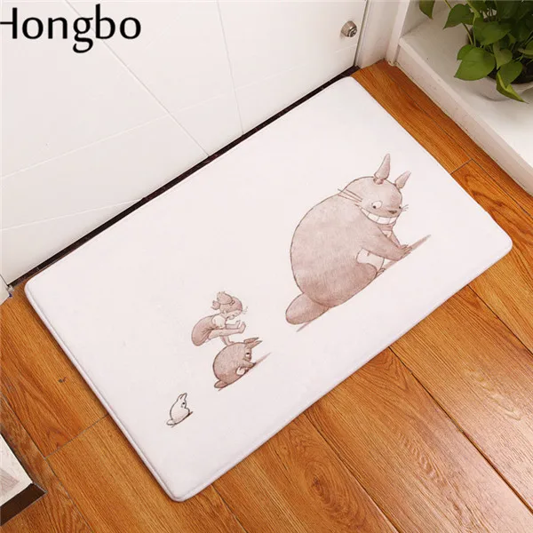 9 Hongbo Тоторо коврик 40*60 см шиншилл Кот животные Модные прямоугольные маты входная дверь моющиеся кухня пол ванная комната - Цвет: 9