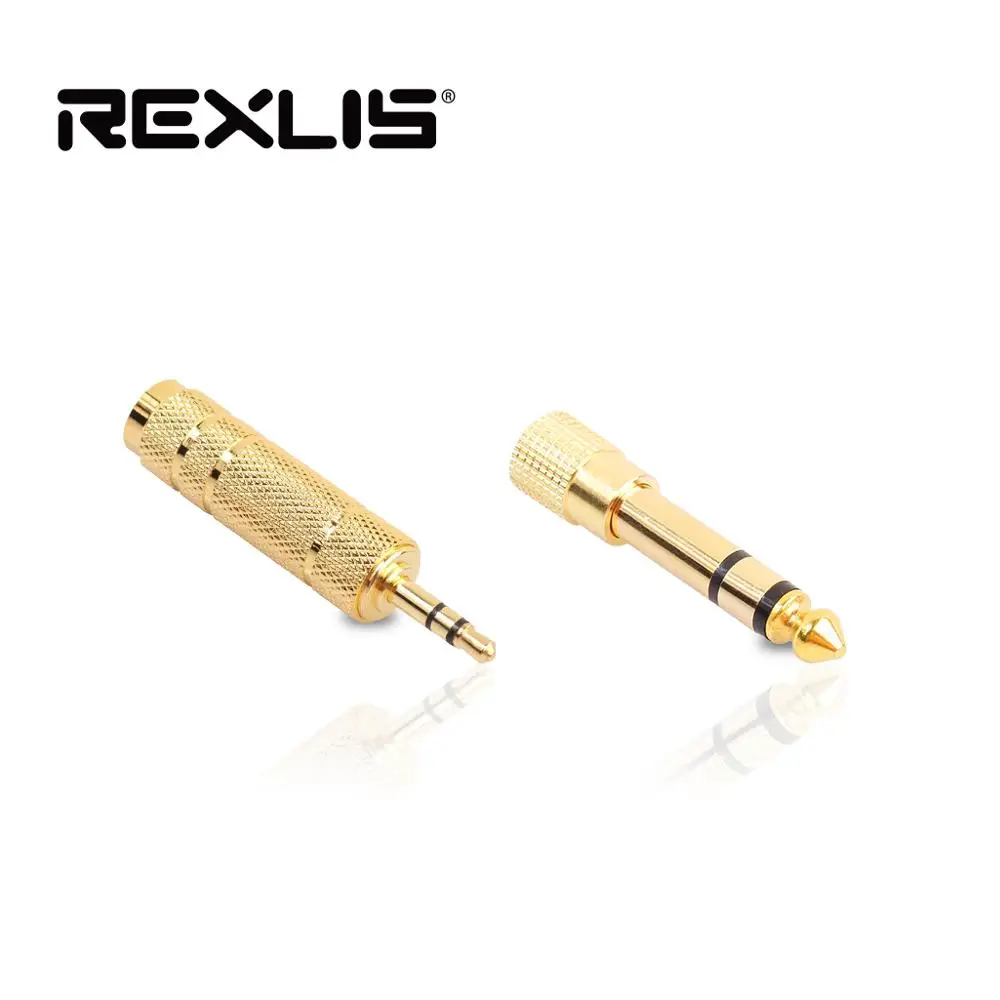 REXLIS Jack 6 35 мм 5 штекер 3 разъем Усилитель Аудио адаптер микрофон AUX