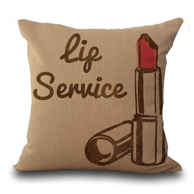 Модный чехол для подушки липкая подушка флакон духов декоративные льняные