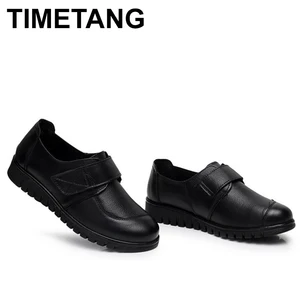 Женские туфли на плоской подошве, с круглым носком, Размеры 35-41