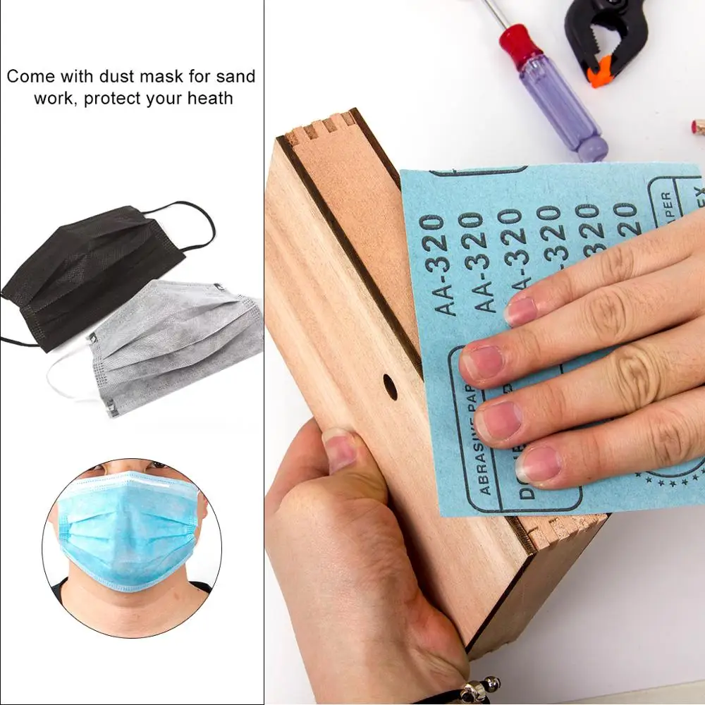 Kmise Kalimba DIY Kit 17 ключ большой палец и палец пианино с ручными инструментами тюнер молоток ручной работы подарок на день рождения для детей