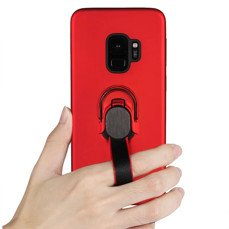 For Samsung S7 edge S8 S9 S10 Plus Silicon Soft TPU PC Ring Ribbon Hoder Car Magneitc for Lite Cases Cover Fundas Capa Coque | Мобильные