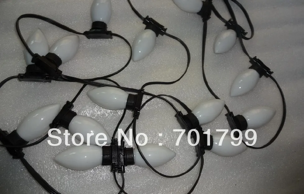 50 узлов DC12V WS2811 LED technicolor pixel водонепроницаемый полный цвет с гладкой крышкой milky C9 |