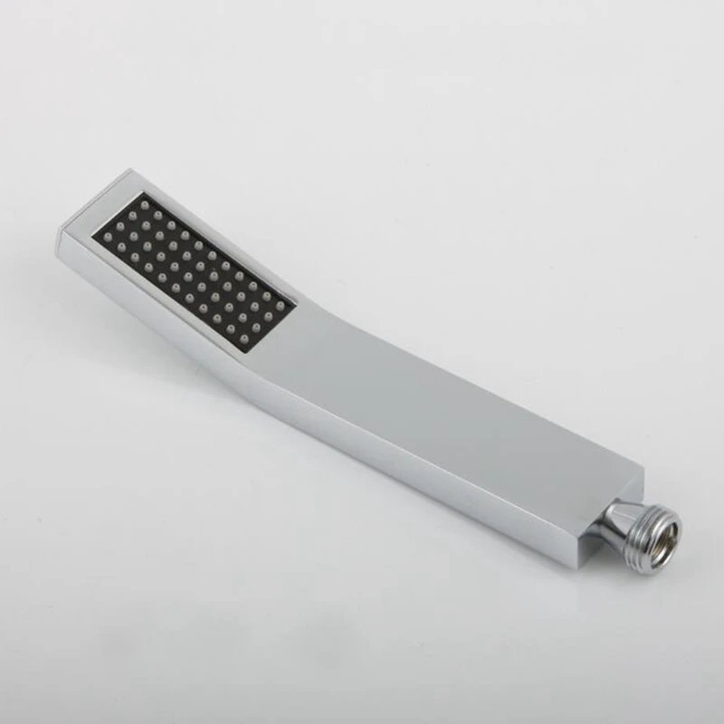 

Thermostatic LED Wall Shower Set Square Shower Head in Wall Shower Faucet Rain Shower Set 8" with Water Spout ELK072