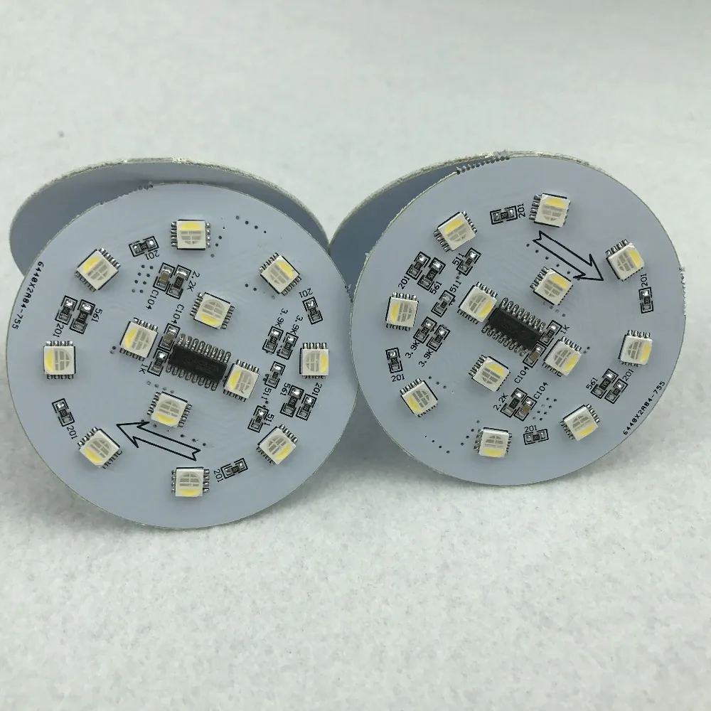 DC24V RGBW DMX512 (чип UCS512)5050 SMD адресная Пиксельная печатная плата 12 шт. светодиодов 5050 2 88