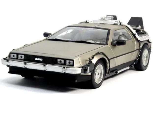 1:18 Назад в будущее 2 delorean DMC 12 scifi модель автомобиля Бесплатная доставка| |
