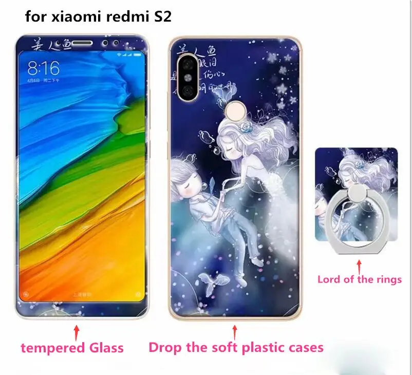 Jiaxinda xiaomi redmi S2 закаленное защитное экранное стекло пленка для падение чехол