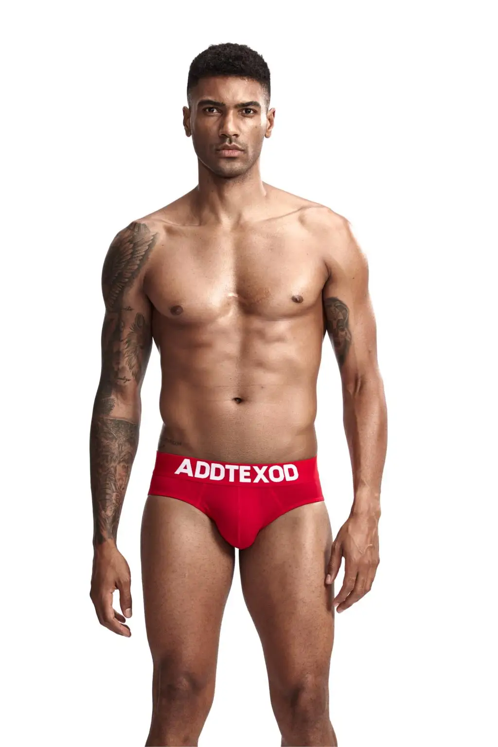 

ADDTEXOD Brand Breathable Men's Shorts Men Cotton Sexy Panties Briefs Male Underwear Underpants Slipper Panties