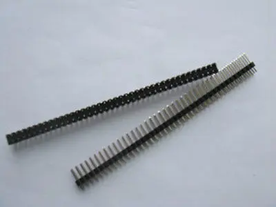 

100pcs 2.54mm 2x40 Pin Male Double Row Pin Header Strip