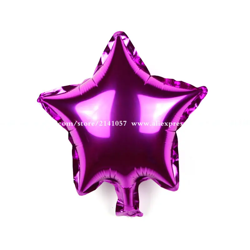

10pcs Romantic Wedding Decoration Star Foil Balloons Birthday Pentagram baloon Wedding Ballons Anniversary Party Supplies