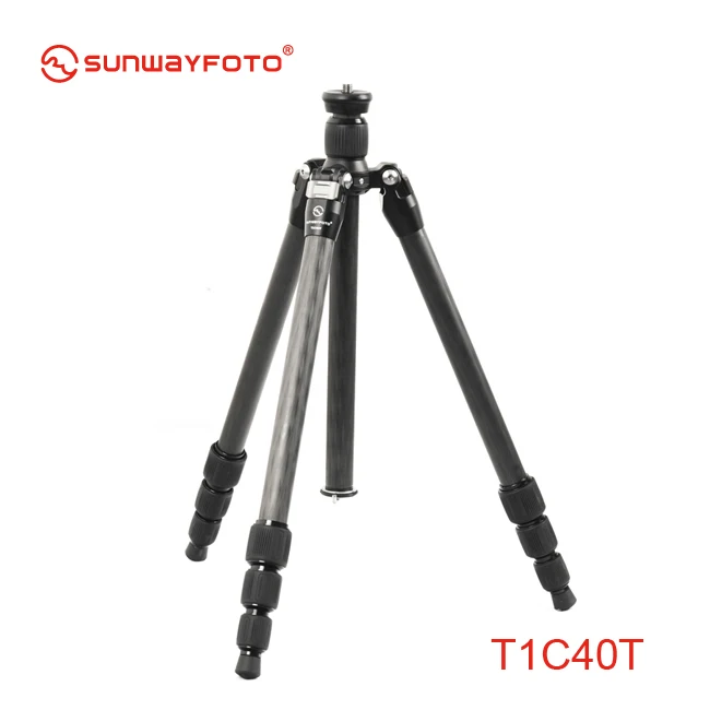 

SUNWAYFOTO T1C40T Carbon Fiber Professional Camera Tripod Trepied for Dslr Super Light Weight Traveller Tripode