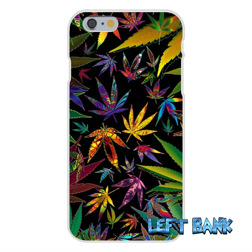 For Samsung Galaxy A3 A5 A7 J1 J2 J3 J5 J7 2016 2017 Cannabis Leaf Pattern Soft Silicone TPU Transparent Cover Case | Мобильные