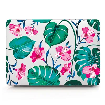 Floral 3 Цветочный чехол для Macbook Air Pro retina 11 12 13 15 дюймов жесткий прозрачный чехол для ноутбука Mac book 13,3 15,4 чехол A1466 A1932 - Цвет: Floral 3