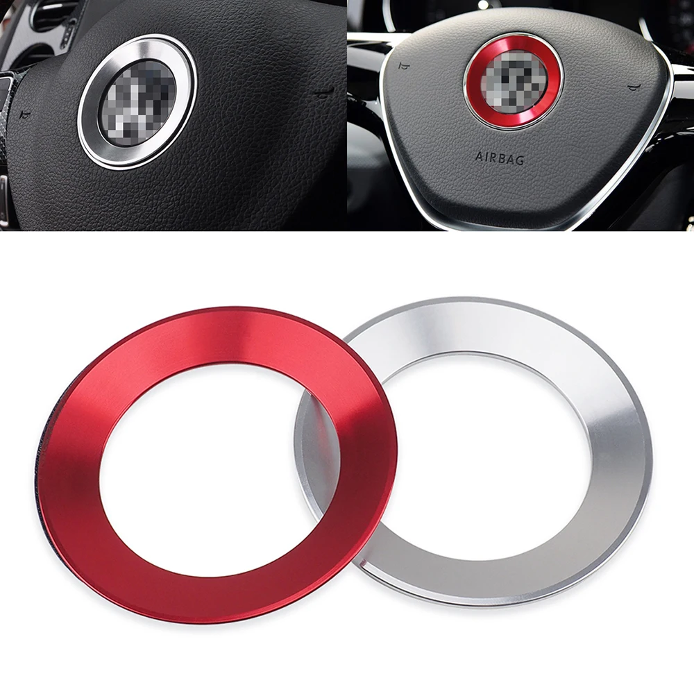 Металлическое кольцо Frame Руль Центр эмблема логотип Стикеры Тюнинг автомобилей