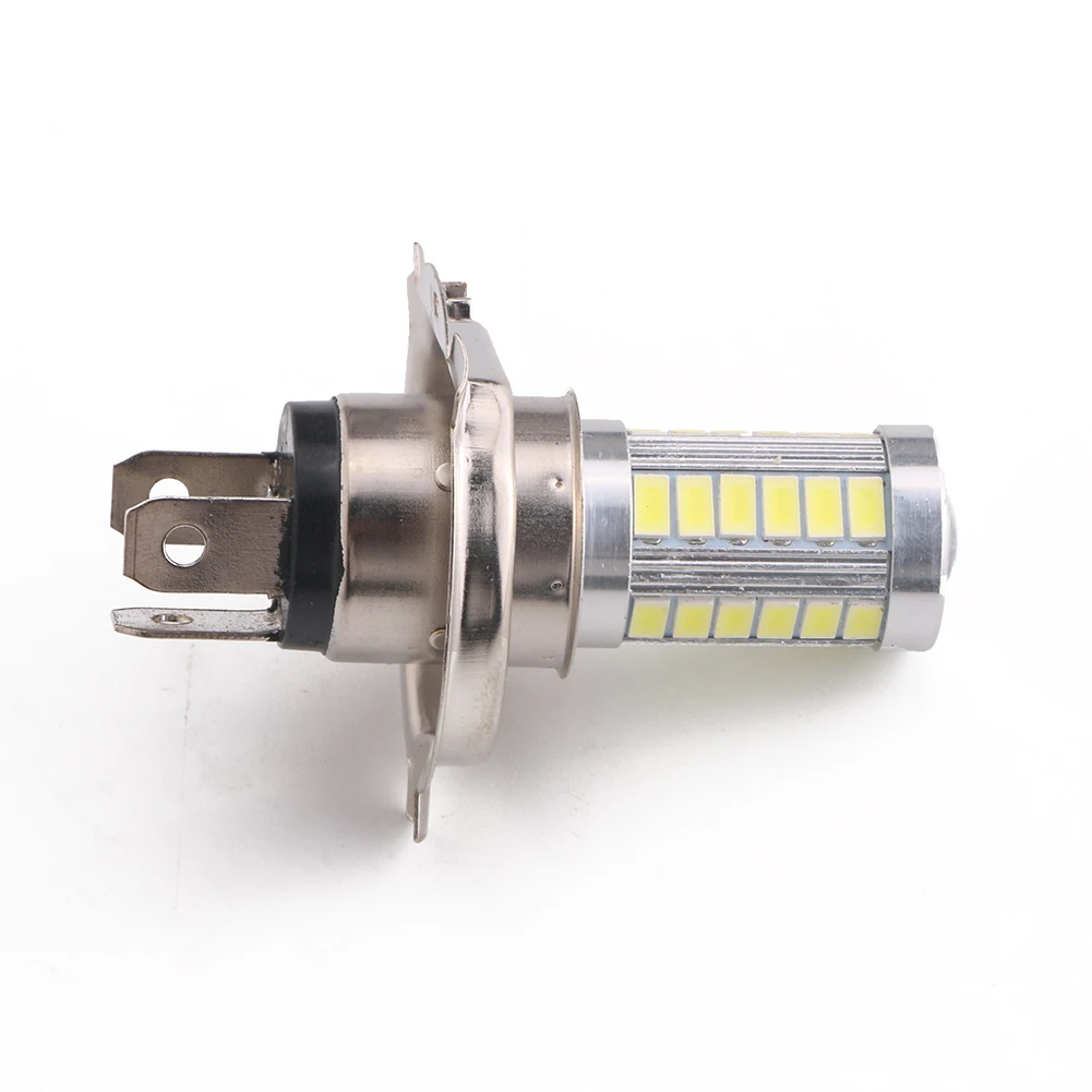 H4 33-светодиодный SMD 5630 Светодиодный Hi/короче спереди и длиннее сзади) белая Автомобильная Противо-Туманная вождения светильник головной светильник Светодиодные лампы 12V