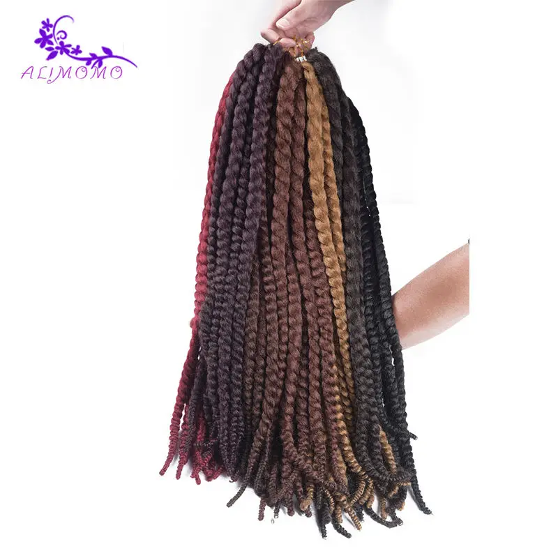 Горячий Стиль Толщиной Сенегальский Twist Крючком Волосы 24 Дюймов 120 г Kanekalon Box