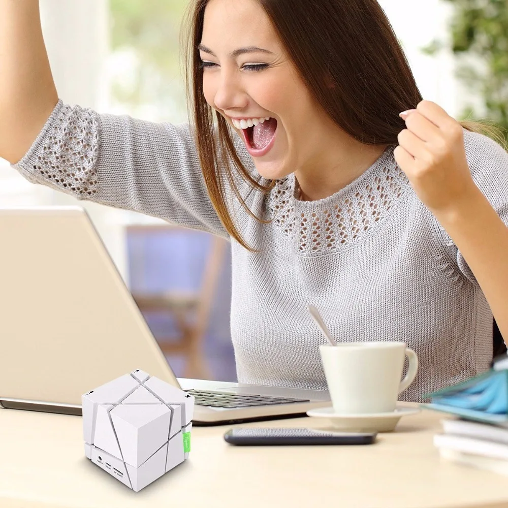 TOPROAD Qone портативный Bluetooth динамик со светодиодный светильник стерео караоке бокс