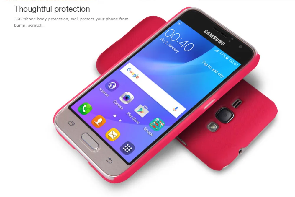 Nillkin для samsung J1 2016 чехол матовый защитный жесткий телефона s +|case machine|case 4sj1 |