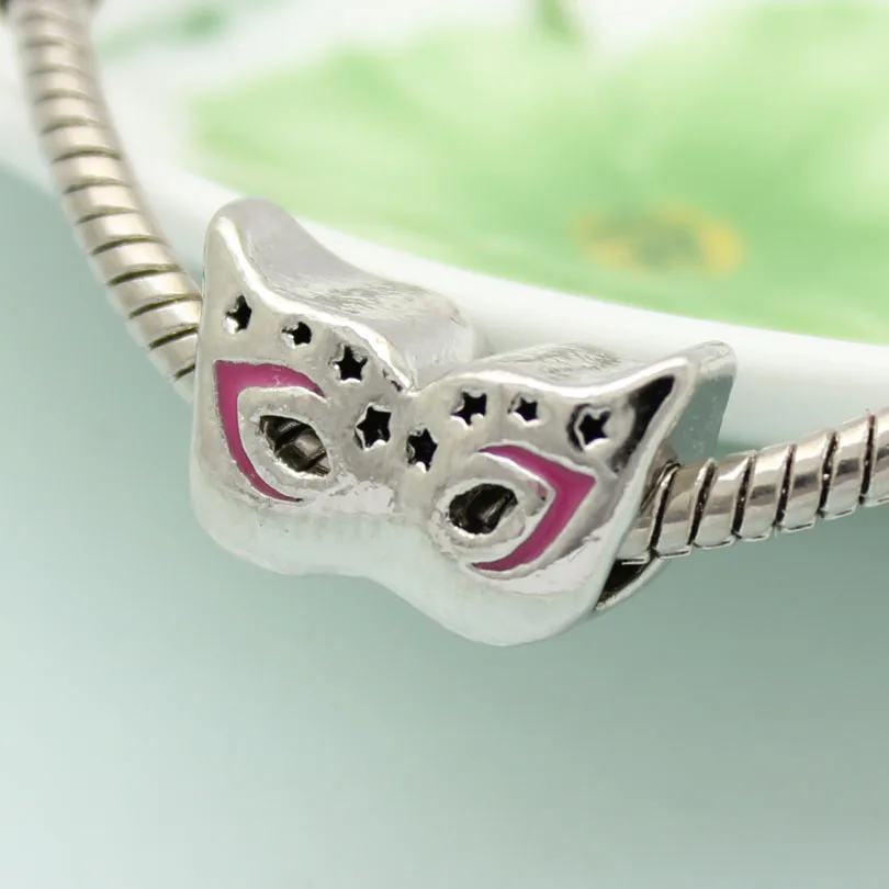 New product Charm Beads Masquerade Fox Mask Lucky Fit Pandora Bracelet | Украшения и аксессуары
