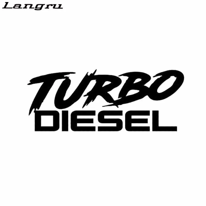 Langru турбо дизельного автомобиля Наклейка смешная Boosted виниловые автомобильные