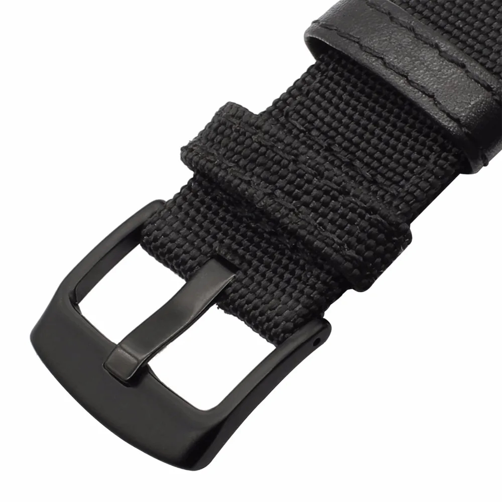 Ремешок для часов из настоящего нейлона и кожи Xiaomi Huami Amazfit Straptos 2/2 S Смарт часы