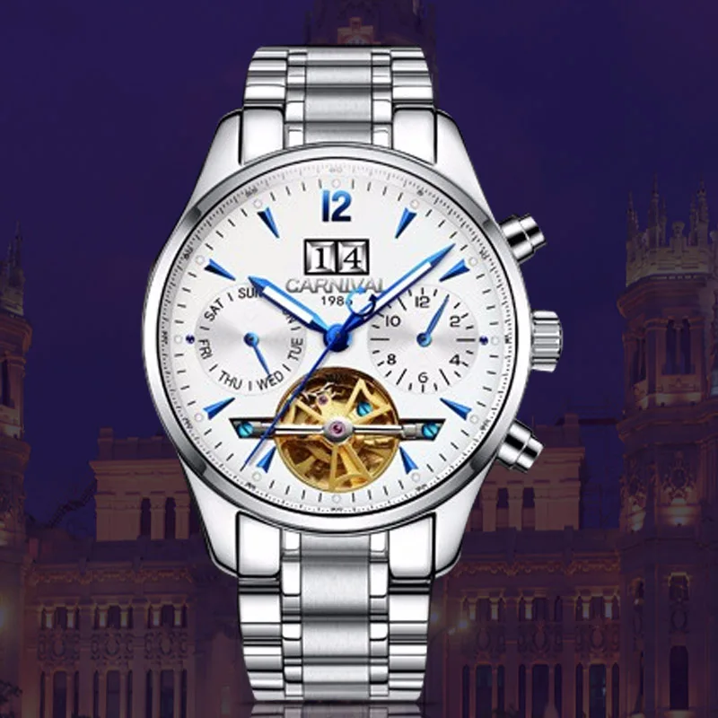 Карнавал автоматические механические турбийоном Военная водонепроницаемый