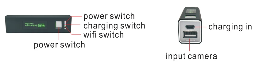 Гибкая видеокамера эндоскоп с полужестким кабелем 8 мм 1200P 2 м 5 10 м|Камеры