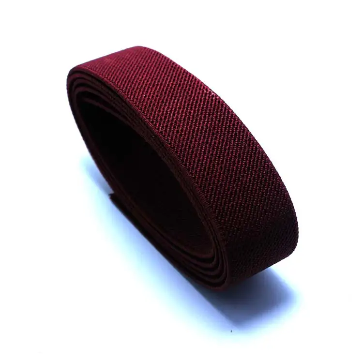 Red wine 2,5 см ширина Высокое качество прочные брюки юбка пояс/Аксессуары для пошива одежды/резинка - Цвет: Red wine