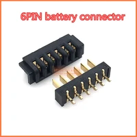 6pin laptop notebook battery connector pitch 2 5mm malefemale plug 5pair