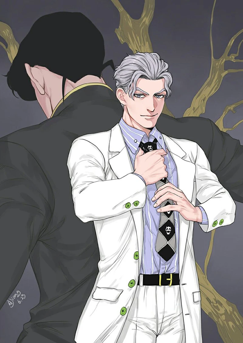 7 см ширина аниме Джоджо Необычные Приключения галстук для косплея JoJo шеи галстук убийца королева Кира йосикаж косплей аксессуары галстук с изображением черепа