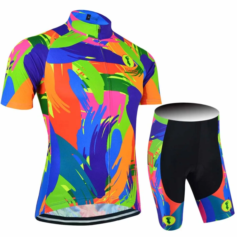 Оригинальные Брендовые женские длинные сетчатые комплекты для велоспорта BXIO