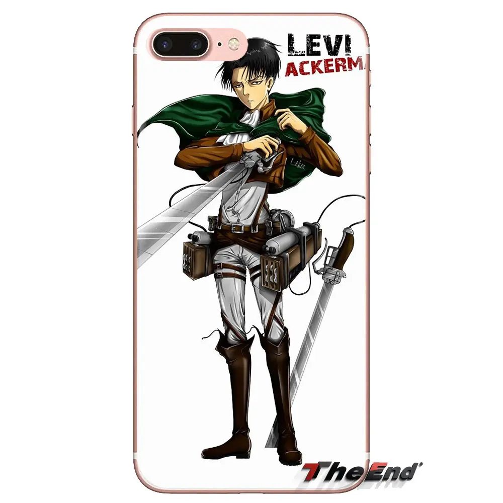 Mobile Phone Case Cover anime attack on titan Levi For LG G3 G4 Mini G5 G6 G7 Q6 Q7 Q8 Q9 V10 V20 V30 X Power 2 3 K10 K4 K8 2017 |