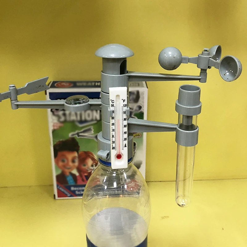 Погодная станция наука игрушки для детей DIY экспериментальные аксессуары
