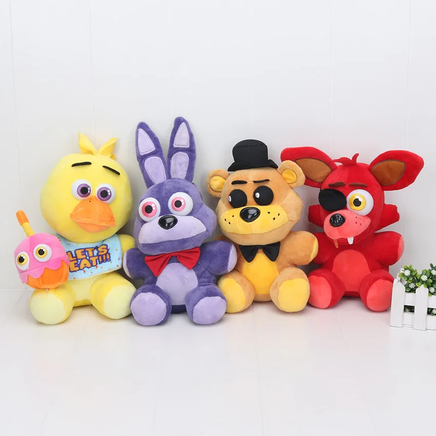1" пять ночей у Фредди 5 сестра расположение FNAF Фредди Fazbear Пицца Фокси Бонни и Чика Mangle Плюшевые игрушки Мягкая кукла