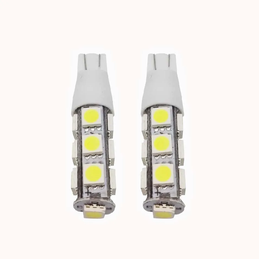 

YSY 10 шт./лот вспышка/Стробоскоп T10 13 SMD 5050 194 168 192 Автомобильная боковая лампа заднего света 194 168 W5W Светодиодная лампа с клиновым цоколем 12 В
