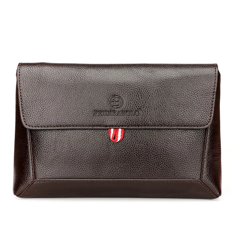 Мужские бумажники FEIDIKABOLO длинный кожаный клатч на молнии с кармашком для мелочи