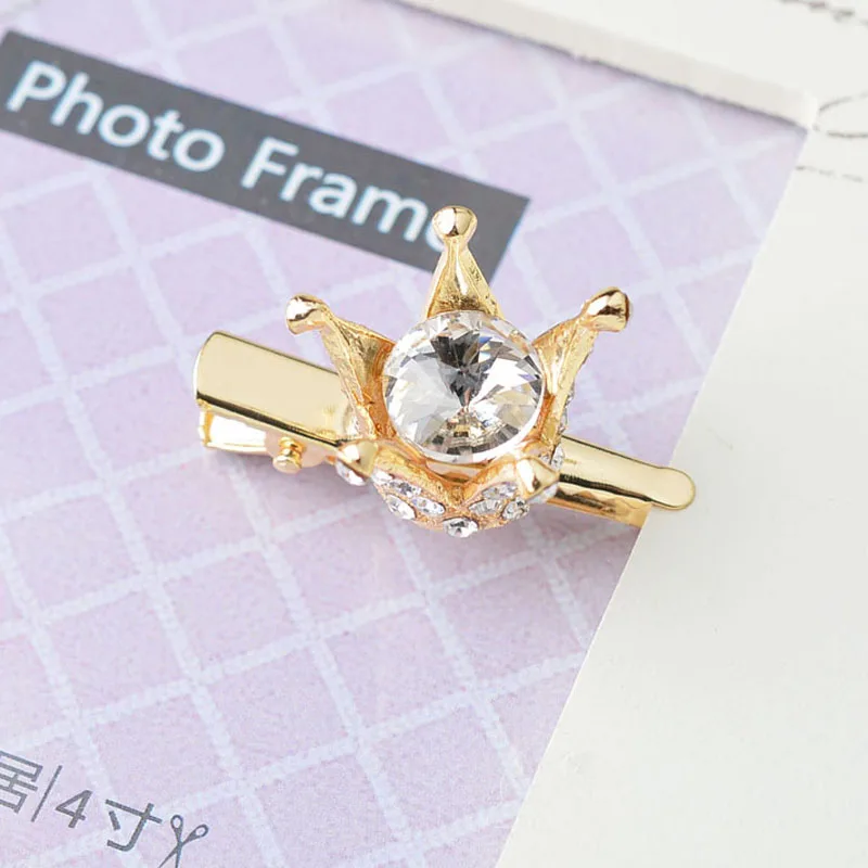 Распродажа 1 шт. Модный Блестящий Кристалл для маленьких девочек Заколка волос с