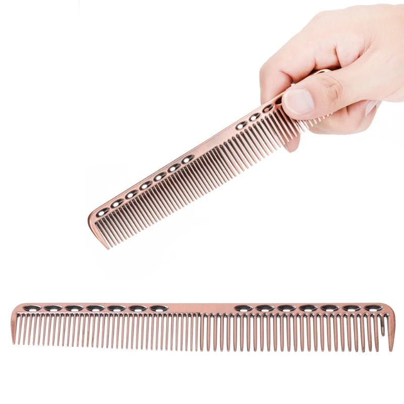 U-образная расческа из нержавеющей стали Парикмахерская Стрижка волос длинная