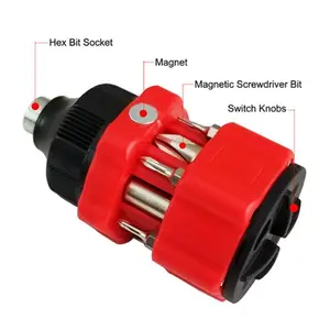 Набор отверток 13 в 1 с трещоточным наконечником