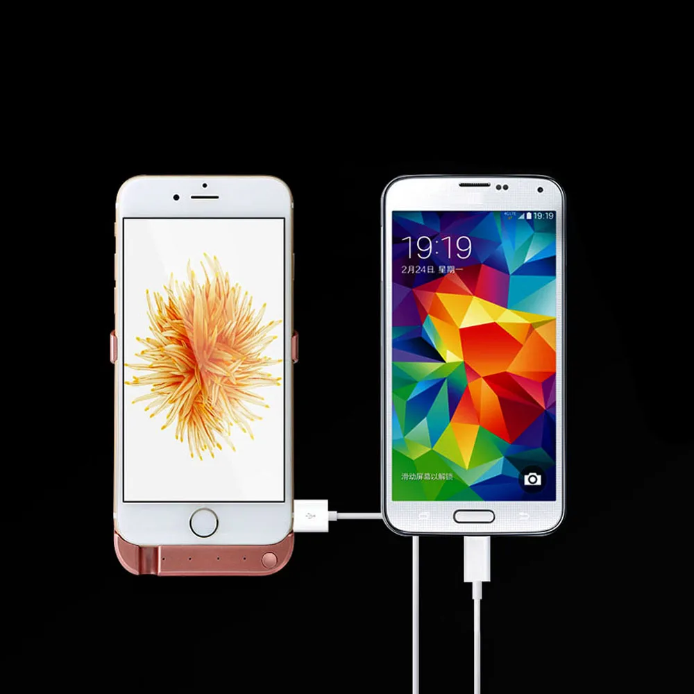 Чехол с аккумулятором Extpower 5000 мач для iPhone 6 6s 7 8 чехол внешним Plus зарядным