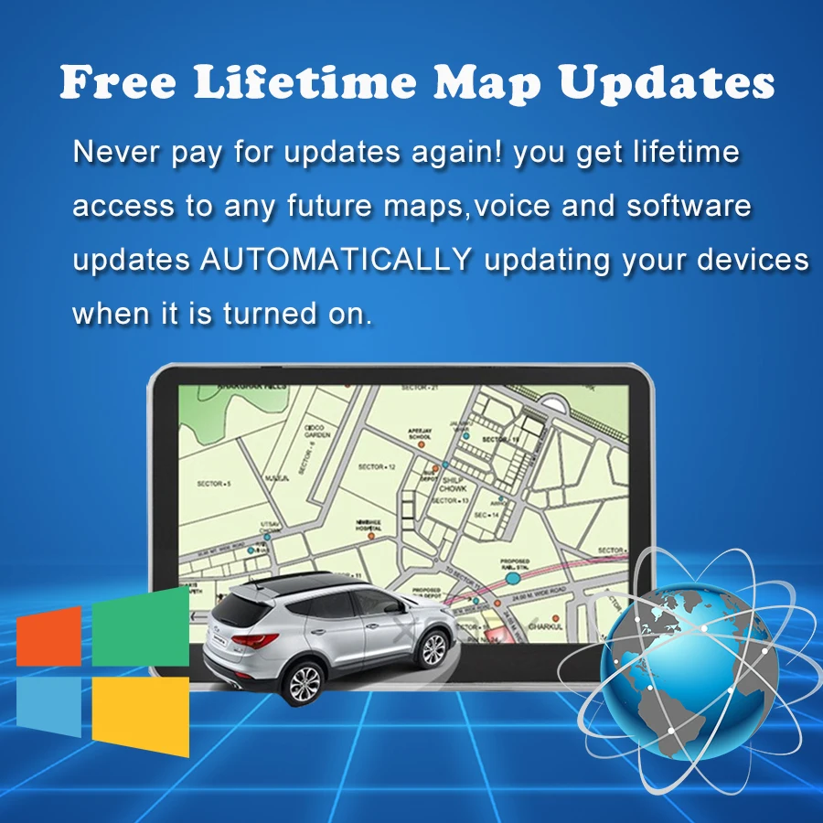 " автомобильный Грузовик gps-навигатор WINCE6.0 FM Bluetooth av-in 8 ГБ/256 Мб 800 МГц ips FHD навигатор карта Европа/Навител/США пожизненные карты