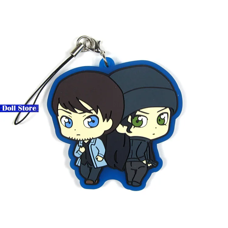 Детектив Конан аниме брелок Джимми Кудо Kaltou малыш Хаттори Sword Ran мури каучуковый