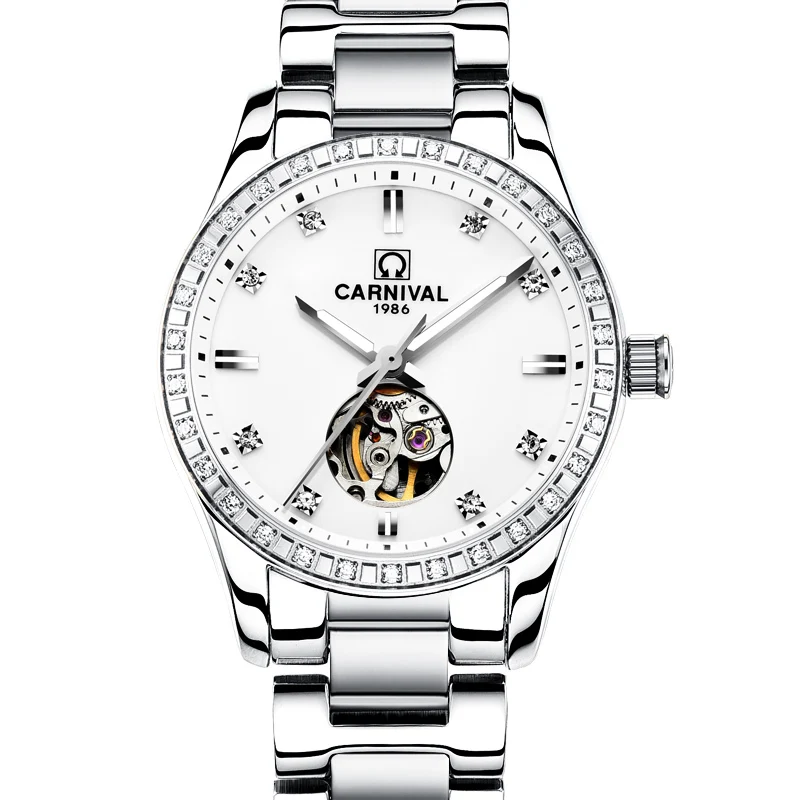 Montre femme 2020 карнавал автоматические часы для женщин календари модные женские