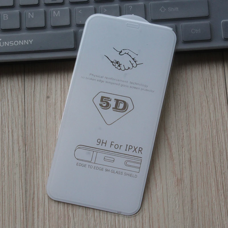 Защитное стекло 5D для iPhone 11 Pro Max X XS XR | Мобильные телефоны и аксессуары
