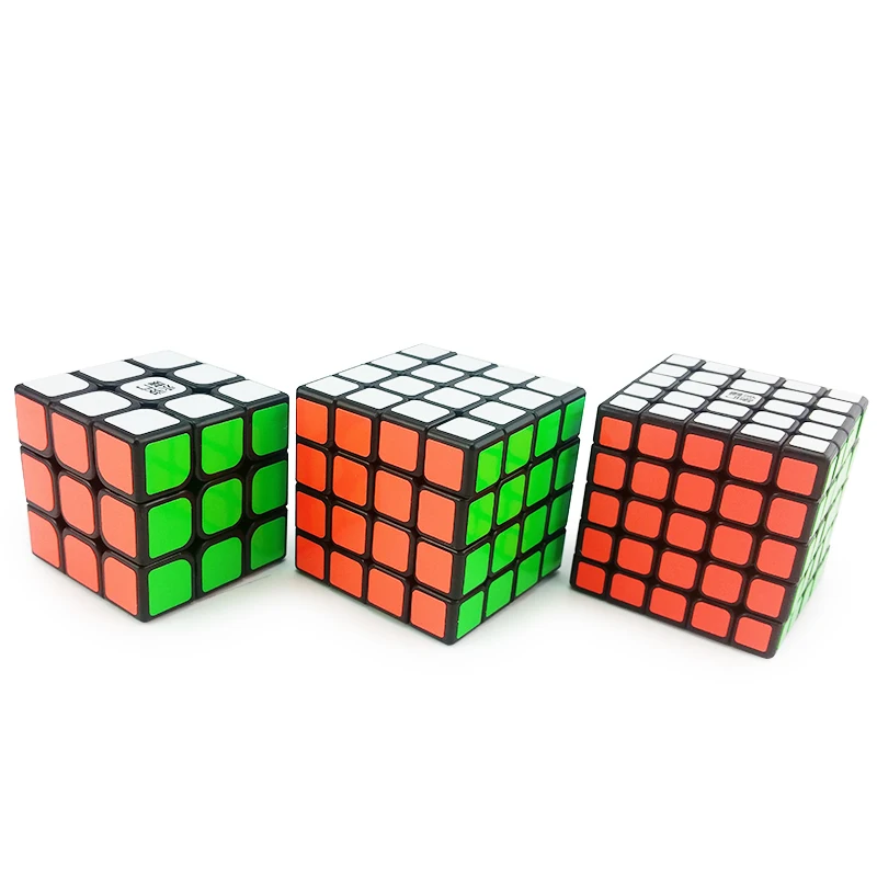 3 шт. черный плавно Профессиональный скоростной стикер магический куб база