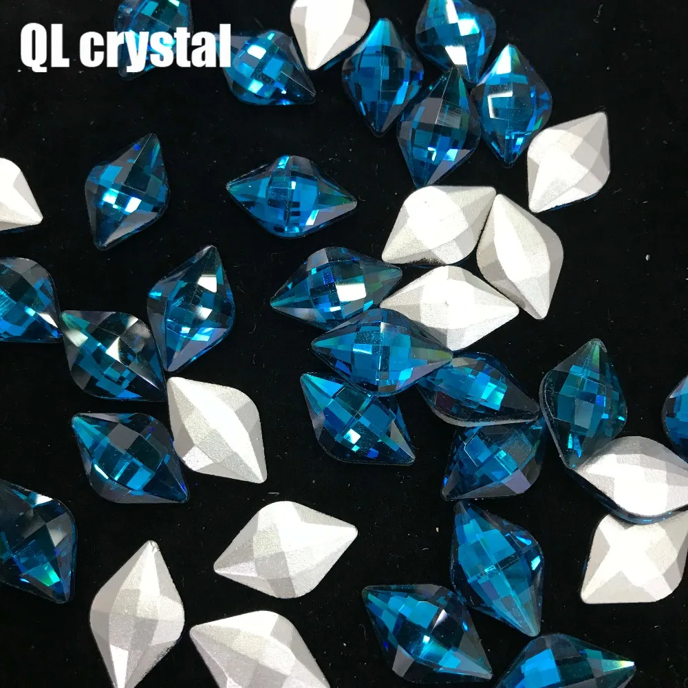 QL кристалл все размеры Американский футбол Pointback горный хрусталь Высокое