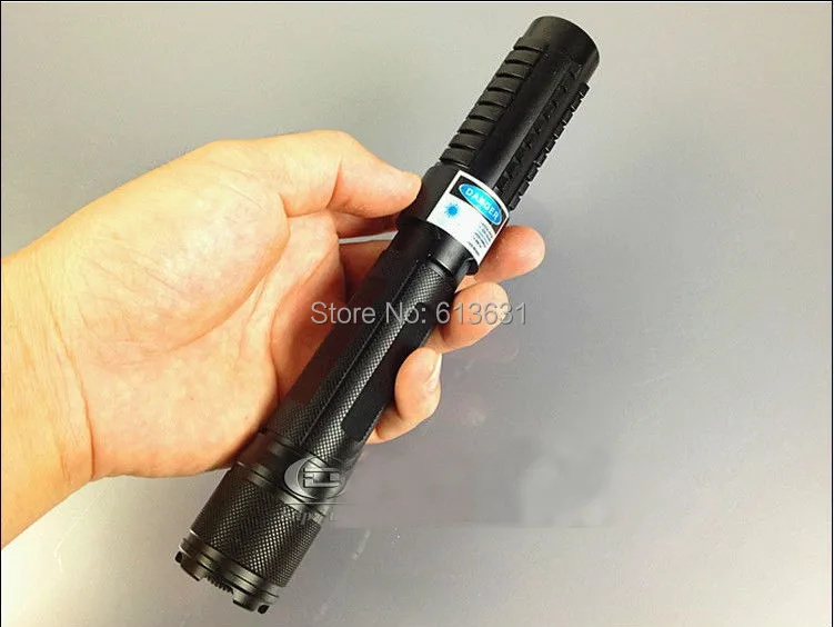 

Most Powerful 500w 500000m 450nm High Power Blue Laser Pointers Flashlight Burn Match Candle Lit Cigarette Wicked LAZER Torch