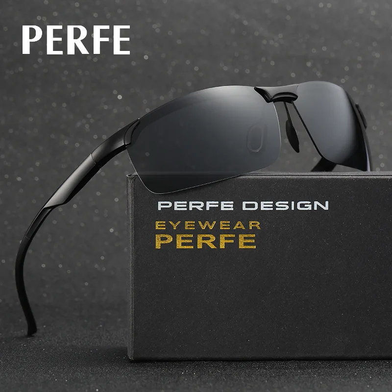 PERFE спортивные солнцезащитные очки поляризованные мужские брендовые