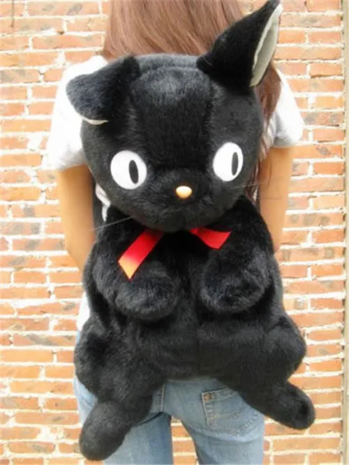 Женский студийный рюкзак Ghibli Black Cat jiji Kiki's Delivery Service плюшевая сумка 70 см 45